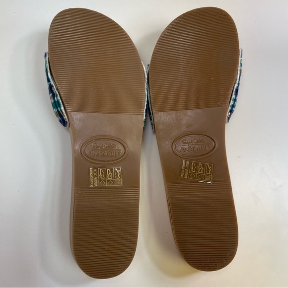 GANNI x Dr. Scholl’s Wooden Clog Sandals in Blue Iris Size 9 New in Box - Picture 12 of 14